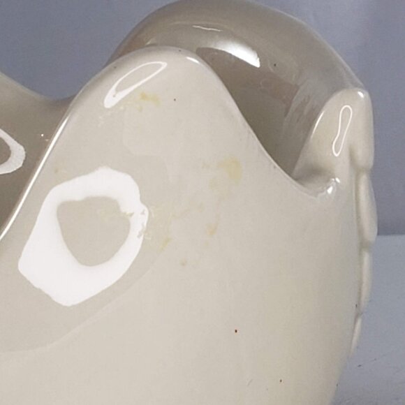 Fitz and Floyd Swan Tea Light Planter Candle Holder 1982 Hand Painted Porcelain - Picture 6 of 10